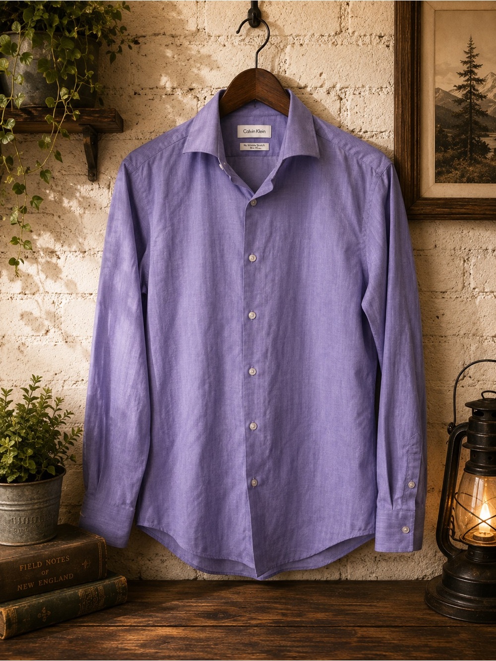 Men’s Calvin Klein Button-Shirt